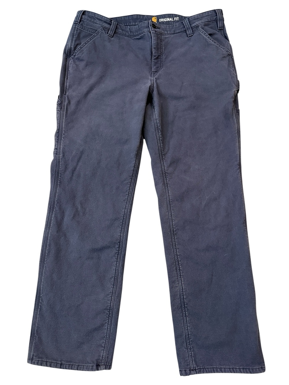 Carhartt Crawford Women’s 16R Gray Fleece Lined Rugged Flex Work Pants 102213